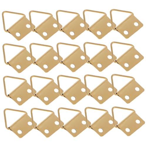 Image of Tofficu 200pcs Invisible Picture Frame Hangers Wall-Mounted Buckles for Art and Photo Frames Heavy-Duty Iron Wall Hanging Hardware for Easy Installation and Exhibition Use