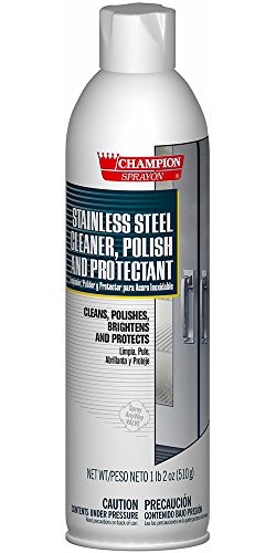 Champion 5126 Sprayon Stainless Steel Cleaner, Polish and Protectant, 18 oz Aerosol (Pack of 12)
