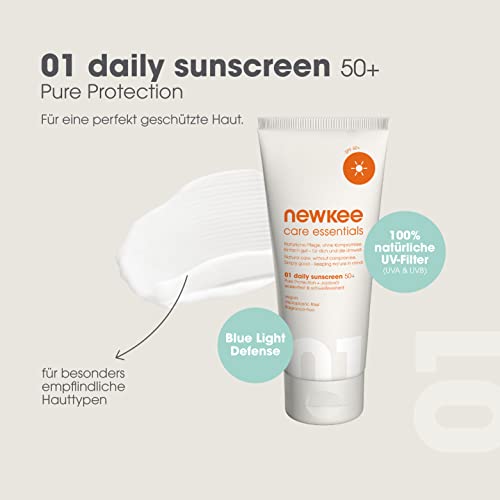 Sonnencreme Newkee LSF 50+ (100ml) Wasserfest für Sport und Freizeit