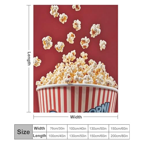 Couverture de lit Popcorn 150x200 cm en peluche douce pour canapé et lit - 6
