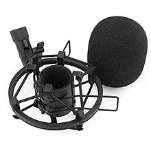 Professional Shockmount - Special design for SM58-LC, SM58-CN Cardioid Dynamic Microphone. Fits perfectly, without the slightest fear of it falling out. Anti Vibration and Noise - Shock mount keep the mic in place that can effectively absorbing vibra...