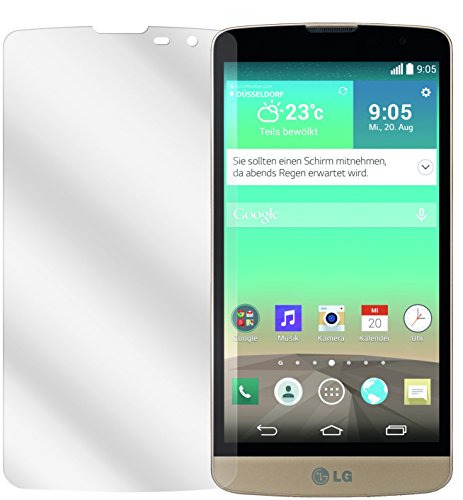 dipos I 2X Protection ecrán Compatible avec LG Bello II Films de Protection d'écran Transparent