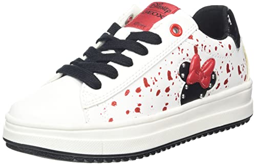 Geox J Rebecca Girl baskets blanches à semelle respirante respirante taille 31