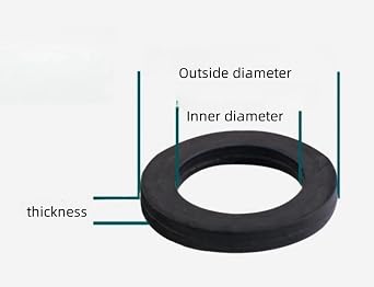 Flat Washer Gasket, Rubber O-Ring, Gasket Washers Silicone Washer Heater Seal (Inner Diameter x Outer Diameter x Thickness)(20 * 30 * 2mm) - Assortment Gasket Kit(8 * 16 * 2mm)
