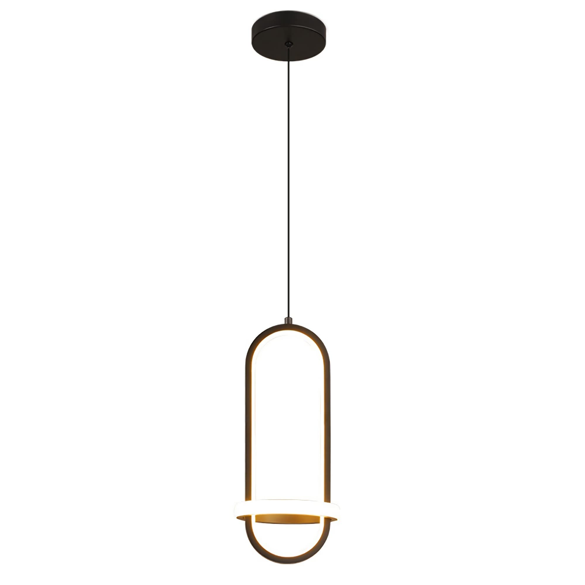 lqiflvc LED Chandelier Dining Room Ceiling Pendant Light Contemporary Hanging Lighting Fixtures Modern Designer Height Adjustable Bedroom Kitchen Island Living Room Decor Lamp,Black,Warm Light