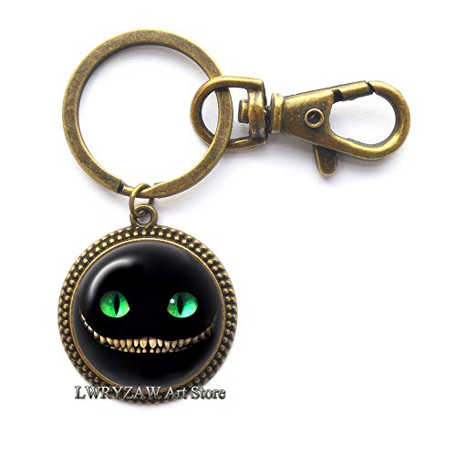 Cheshire Cat Smile Keychain,Men and Women Accessories,Smile Keychain,Cheshire cat Key