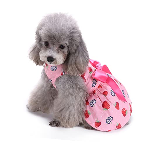 Balacoo 1 Peça Camisas Para Gato De Estimação Roupa Para Princesa Mangas Suprimentos T- Elegante Xs