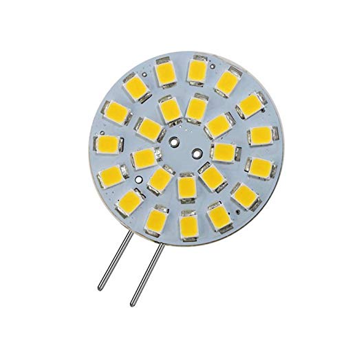 Best To Buy (6-Pack) Dimmable 3-Watt T4 G4 Disc Led Bulb 12V 24V Ac/Dc, 24Smd2835 Led, Warm White Color (Jc10 Bi-Pin 15-22W Replacement) (12) #TOP4