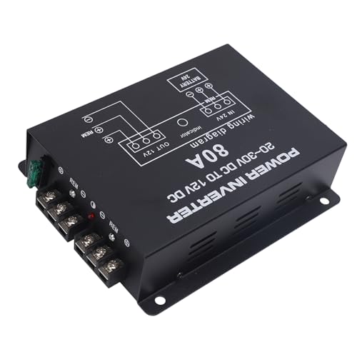 Reductor de voltaje de 24V a 12V con protección contra sobrecarga y refrigeración dual 2
