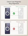 Magnetic Wireless Charger for Samsung S26 Ultra/S26+/S26/S25/S24/Z Flip 7/Z Fold, 3 in 1 Wireless Charging Station for Galaxy Watch 8 Classic/8/Ultra/7/6/5, for Galaxy Buds 3 Pro (No Adapter) | SwanScout C01SM, Requires a Magnetic Case, 3 in 1 Chargi