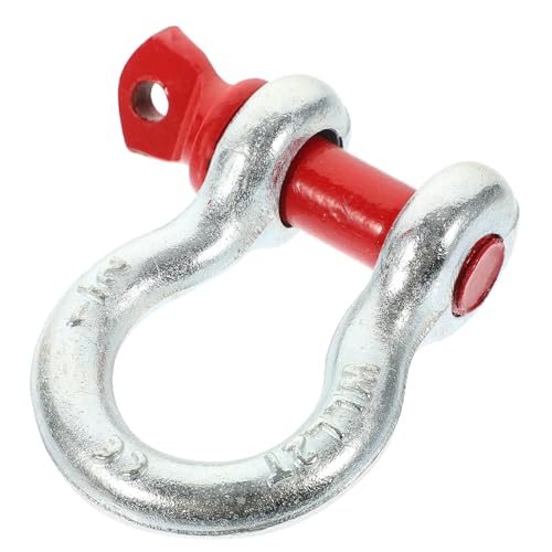 SOLUSTRE Galvanized Heavy Duty Anchor Shackle Screw Pin Ring Clamp Buckle Rust-Resistant Lifting Tool for Off-Road Towing and Rigging Load Capacity