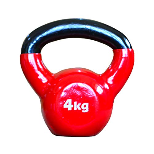 Buy Cougar Vinyl Kettlebell, Solid Cast Iron Vinyl Coated Kettlebells
