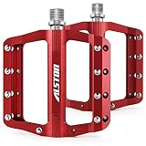 Alston Mountain Bike Pedals 3 Sealed Bearing Colorful Machined Cycling Ultra Strong Spindle Alloy No