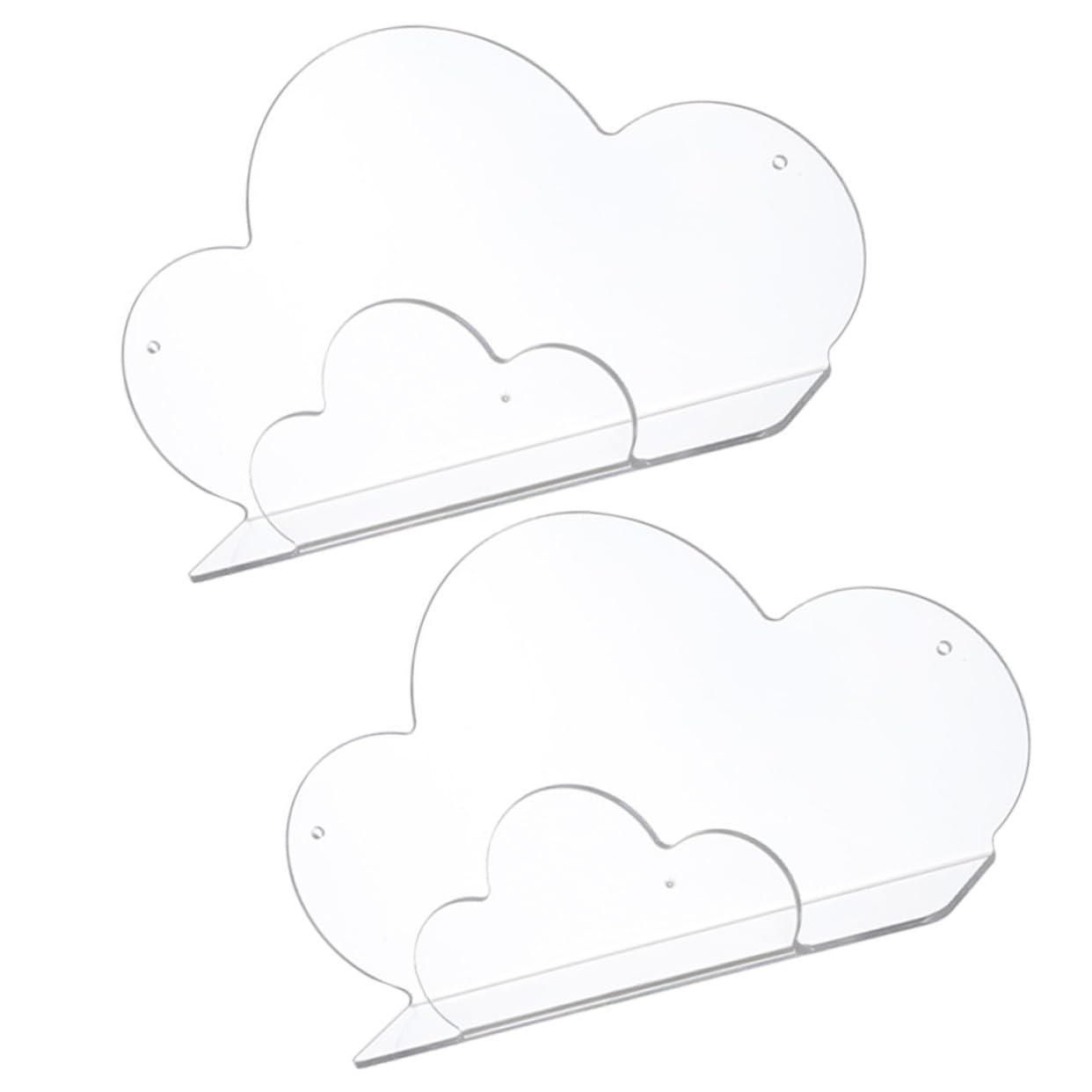 Étagères flottantes forme de nuage UKCOCO set support mural étagère cuisine chambre design