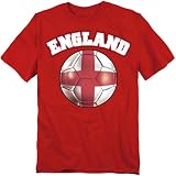 Popfunk England World Cup Soccer T Shirts (Large)