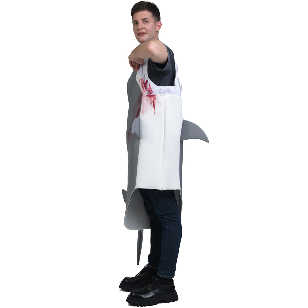 Costume da squalo unisex divertente per adulti (taglia unica)