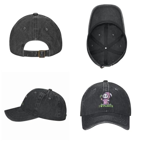 Gorra de béisbol estilo vintage con estampado Grim Reaper miniatura 6