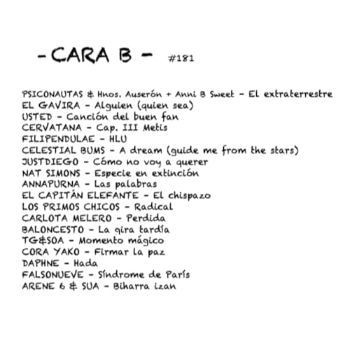 Cara B - 181