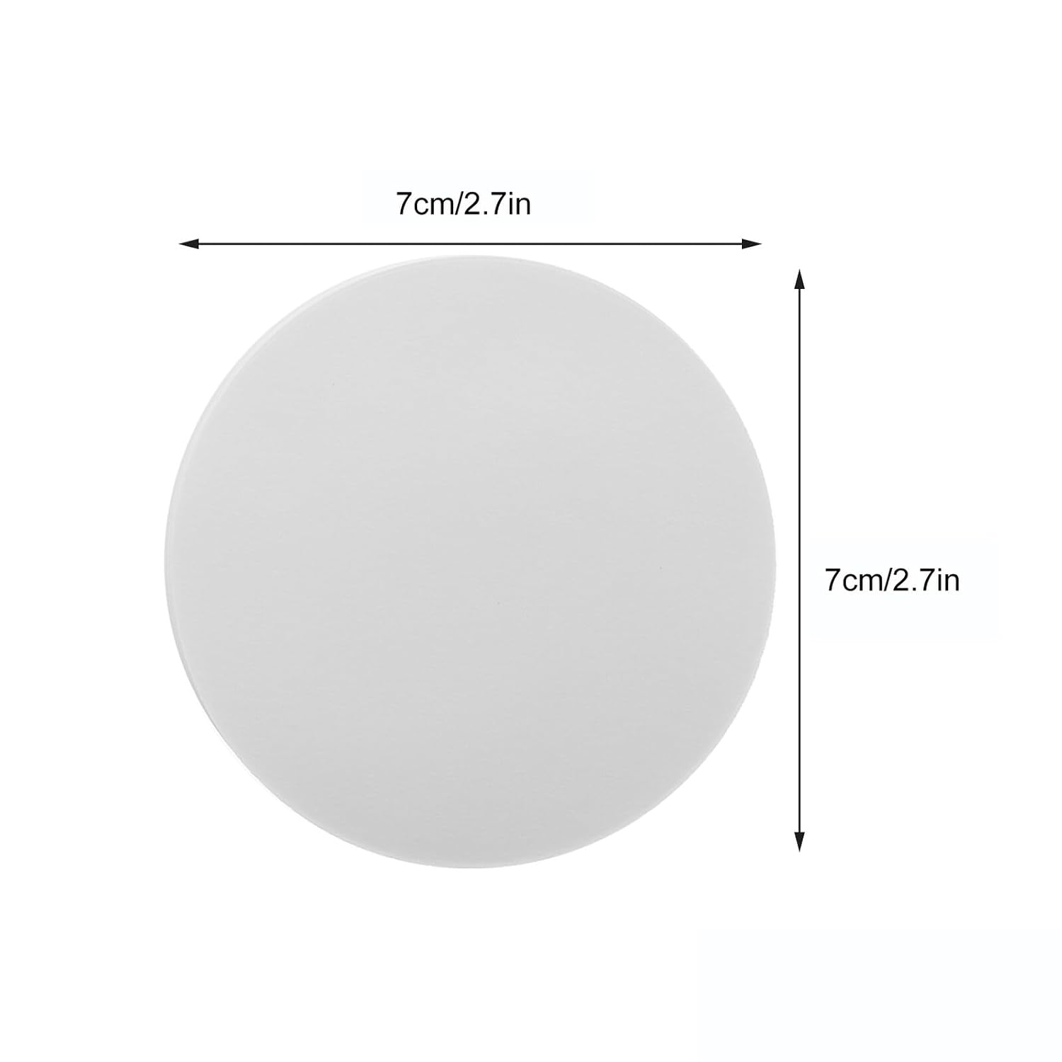 Ipetboom 200pcs Qualitative Medium-Speed Round Filter Paper Circles for Laboratory Use Cellulose Lab Filter Papers Efficient Sediment and Suspension Filtration Compatible with Buchner
