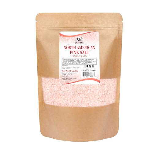 52USA North American Pink Salt, Fine Grain, 1 lb, Rich in Trace Minerals, Kosher, Salt for Grinder Refill, Gluten Free, All Natural Sea Salt, Perfect for Cooking & Seasoning (Pack of 2) image 4