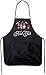 "Nail Tech " - Classic Style - Black Two Pocket Apron with Rhinestone Design