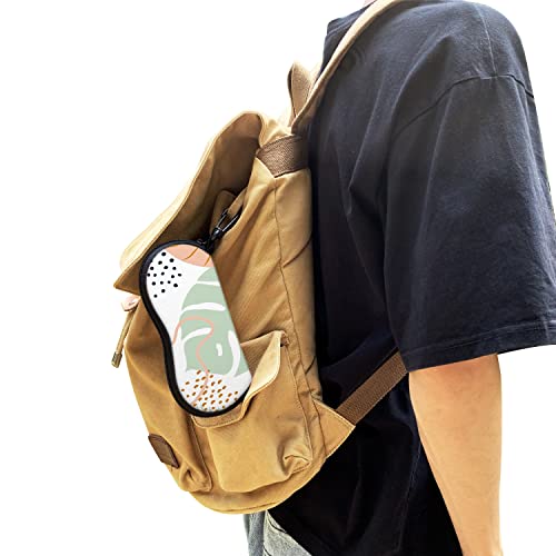 Image of Sunglasses Soft Case with Carabiner Ultra Light Neoprene Zipper Glasses Case