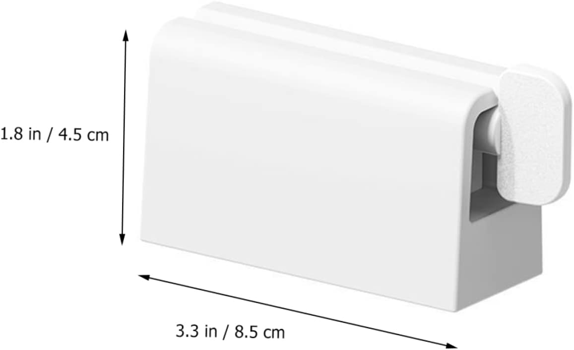 NOLITOY 2pcs Practical Toothpaste Tube Squeezer Tool Wall-Mounted Rack Non-Slip Holder for Boys and Girls Adults