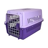 Fancy Pets Transportadora para Perros Gallery Tamaño Chico Color Morado