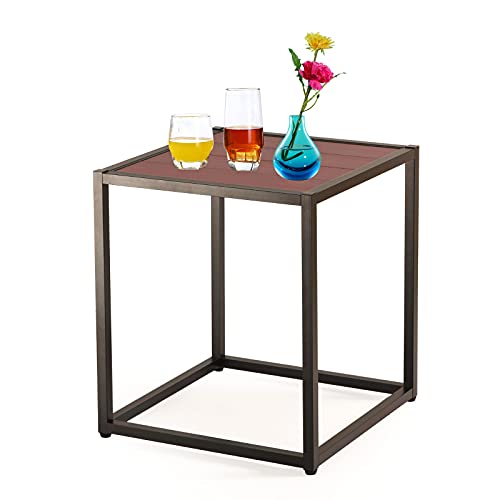 Amuv Outdoor Side Tables, Weather Resistant Aluminum Patio Side Table,Outdoor Side Table,Outdoor Metal Coffee Table,For Deck,Patio,Garden,Porch,Pool.… #TOP28
