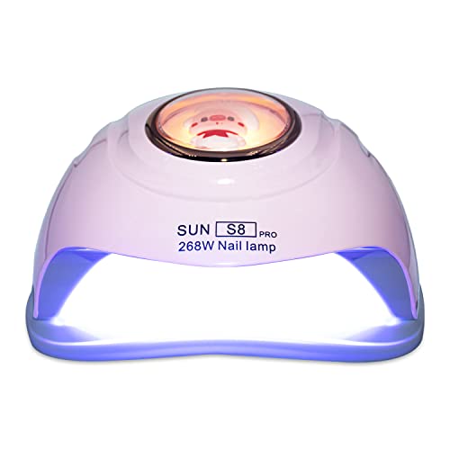 Cabine Estufa SUN S8 PRO LED UV 268W Unha Gel Acrigel Top Coat 57 LEDs Profissional Bivolt