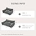 BEDSURE Katzenbett groß orthopädisches Katzensofa - 61x46x25cm Hundesofa kleine Hunde waschbar Katzencouch, rutschfeste Katzenbett flauschig, dunkelgrau