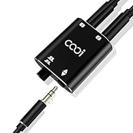 【Bidirectional 3.5mm Audio Switch】Plug and play, no power supply required. 1X2 (one input to two outputs) or 2X1 (two inputs to one output) 3.5mm interface audio selector designed for easy switching between multiple audio receiving devices (speakers,...