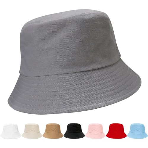 Image of NPQQUAN Bucket Hats for Men Women Packable Foldable Sun Hats for Women Beach Travel Cap