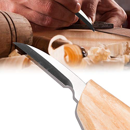 WYACOM Wood Carving Detail Knife-Whittling Chip Knife,Cutting Knife for Detail Wood Carving Craft Knife for Beginners Woodworking Professional (Detail Knife -1 PC)