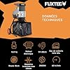 FUXTEC Broyeur de végétaux électrique FX-EGH2800T – 2800W – Système à rouleaux silencieux 92 dB – Branches Ø 44 mm – Sac toile 60 L – Marche arrière – Protection surcharge IPX4
