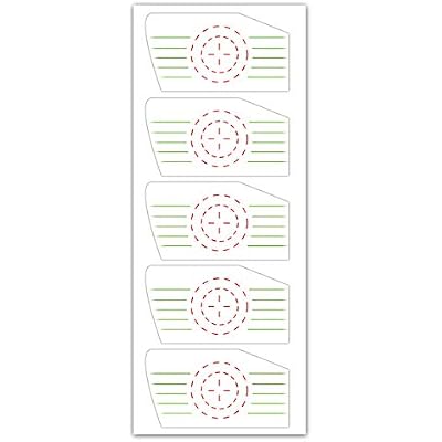 Remarkable Golf Impact Tape Labels - 210 Pcs Golf Impact Stickers/Golf Club Tape for Swing Training Irons Putters and Woods