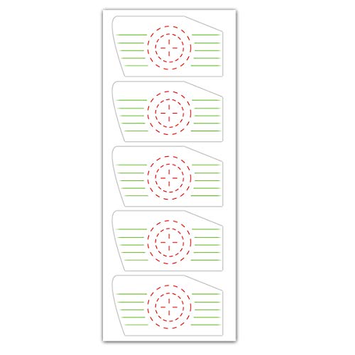 Remarkable Golf Impact Tape Labels - 210 Pcs Golf Impact Stickers/Golf Club Tape for Swing Training Irons Putters and Woods - Thumbnail 3