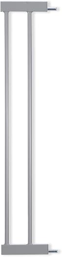 Babelio Baby Metal Gate Extension, 5.5” Gray Extra Wide Pet Gate for Stairs & Doorways, Pressure Mounted Baby Gate Dog Gate, No Tools Required