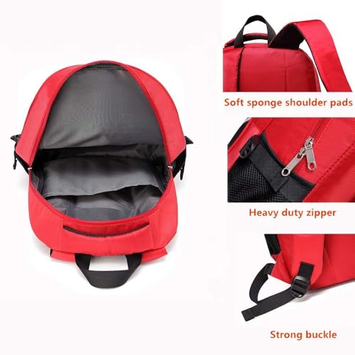 Image of First Aid Bag Empty Red Emergency First Responder Trauma Multi-Pocket Traveling Field Trips Camping Essentials (Red, Pack of 2)