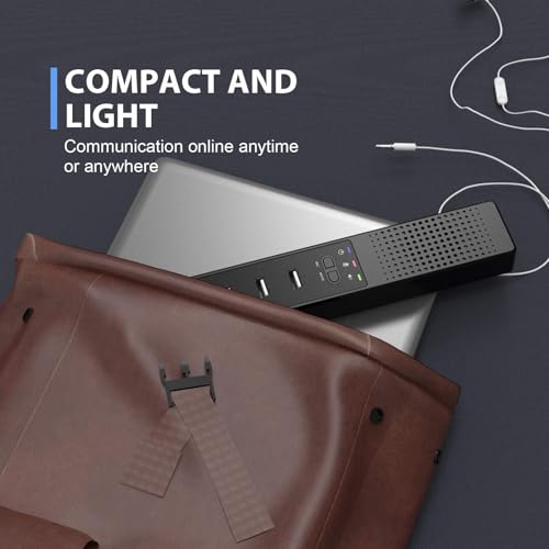 Cykvis 3 in 1 USB Computer Speaker with Microphone, PC Laptop Speaker with Mic for Smart Home Office and Online Study,360 Degree Enhanced Voice Pickup, Noise Reduction,Compatible with Zoom, Teams - Image 7