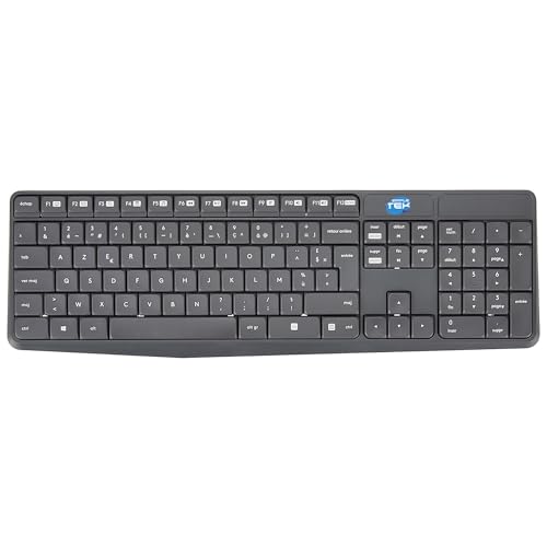 Clavier souris sans fil AZERTY FR Simpletek étanche avec dongle USB PC Mac