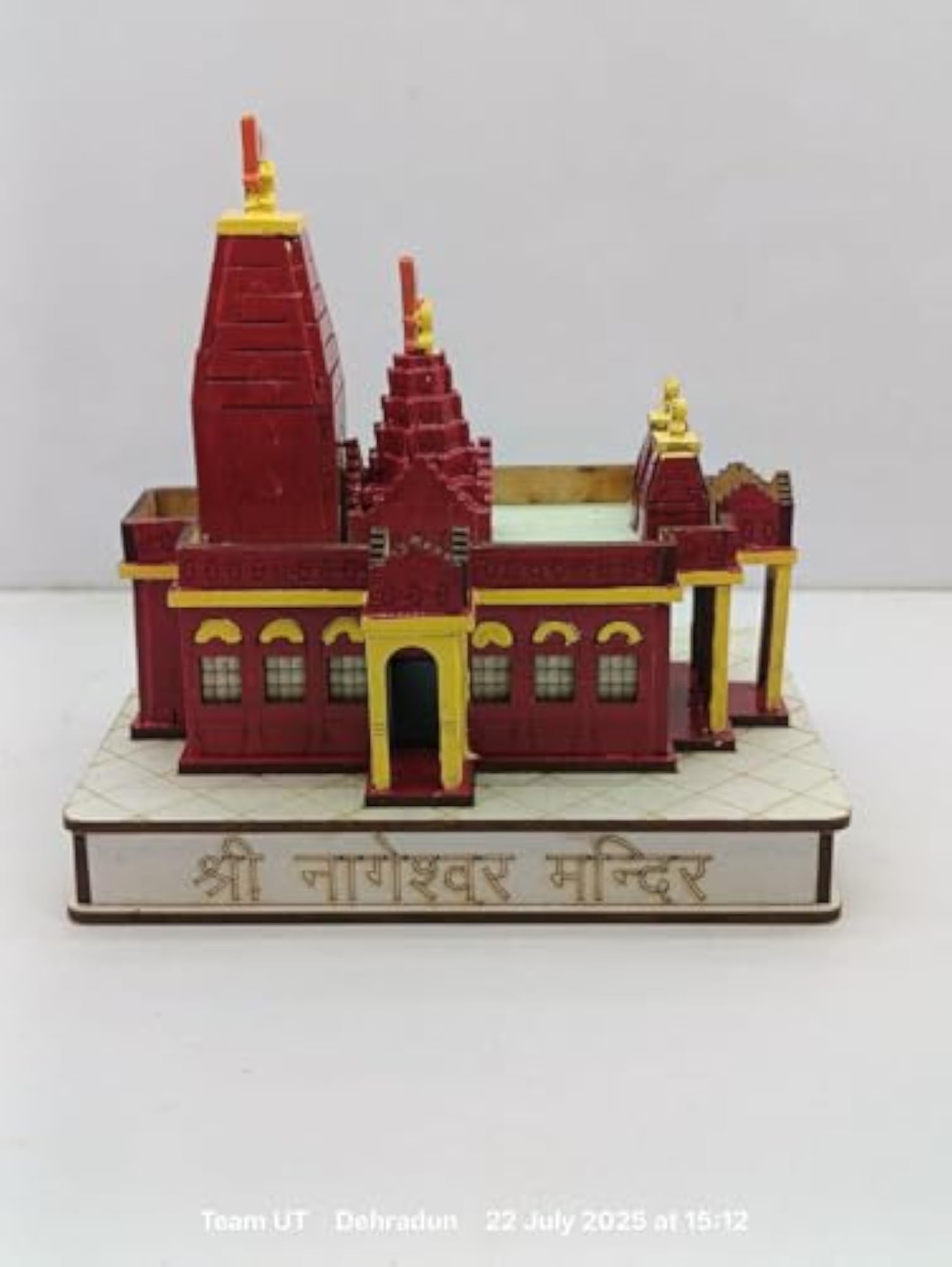 12 Jyotirlinga Temple Color 3D Model Set