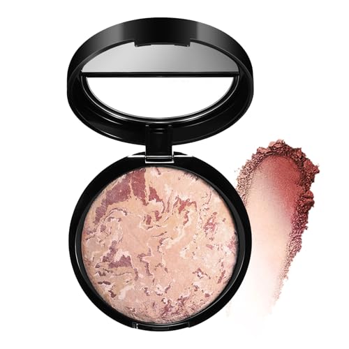 Image of Baked Foundation For Mature Skin,Natural Colour Correcting Powder Foundation - Brighten Illuminating Color Correcting foundation - Medium to Full Coverage, Oil-Control Smooth Makeup(Medium Beige)