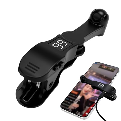 EBQOSK Auto Clicker, USB Digital Display Auto Clicker for Smart Phone, Adjustable Speed Fast Click Simulation Finger Continuous Click for Game,Live Broadcasts Likes, Games, Shopping, Reward Tasks