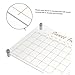 NUOBESTY Acrylic Weekly Planner Erasable Memo Board Message Display Board for Students Home Office Multifunctional