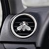 JNNJ 4 Pieces Bling Bee Air Vent Clips, Crystal Bee Car Air Conditioning Outlet Clip, Rhinestone Diamond Bee Auto Interior Decoration, Universal Vehicle Diffuser Vent Decors for Women(Style-3) #3