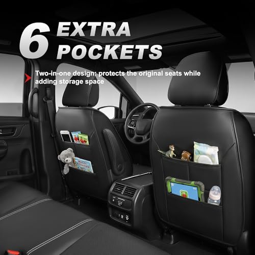 RAWAKORW Custom Fit for Honda Odyssey Seat Covers 2018-2025 2026, 8 Seats by RAWAKORW - Used condition - Image 7