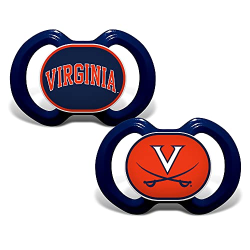 Image of Baby Fanatic Pacifier 2-Pack - NCAA Virginia Cavaliers - Officially Licensed League Gear
