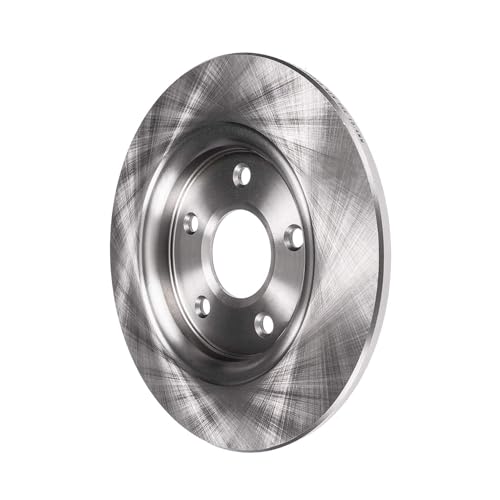 Image of Detroit Axle - Rear Brake Rotors for 2006-2012 Mitsubishi Eclipse, 2004-2012 Galant, Disc Brake Rotors 2007 2008 2009 2010 2011 Replacement [10.27 inch inch Rotors]