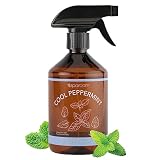 Sparoom Cool Peppermint Air Freshener&Linen Spray Essential Oil Infused an Minty&Crisp Refreshing Fragrance. Therapeutic Grade Aromatherapy, Non-Aerosol and Long-Lasting Invigoration Scent, 16.9 fl oz